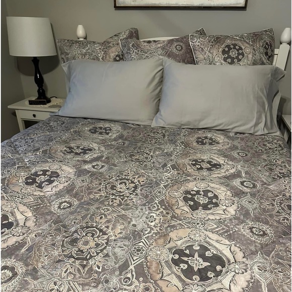 Pottery Barn Bedding Like New Pottery Barn Queen Comforter 3 Euro Shams Light Gray Queen